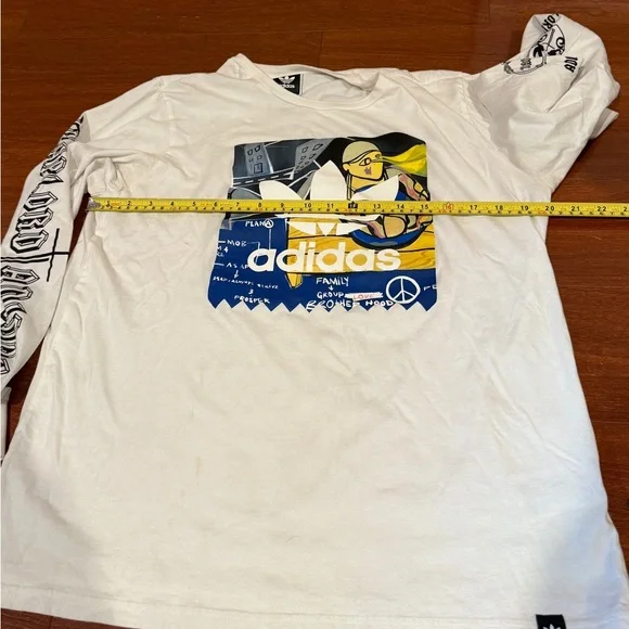 Adidas x A$AP Ferg Trap Lord White Long Sleeve T-shirt - Picture 5 of 7